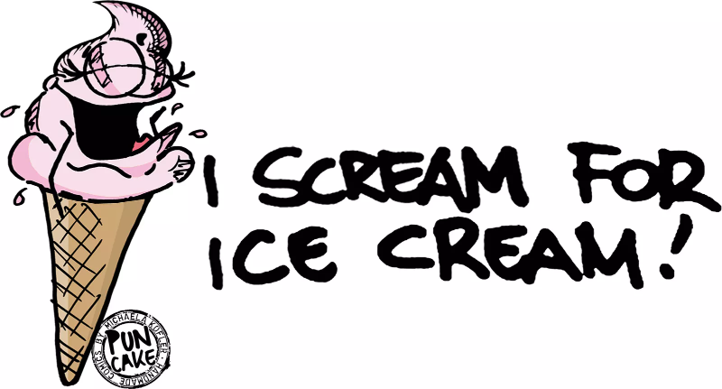 I scream for ice cream! Puncake